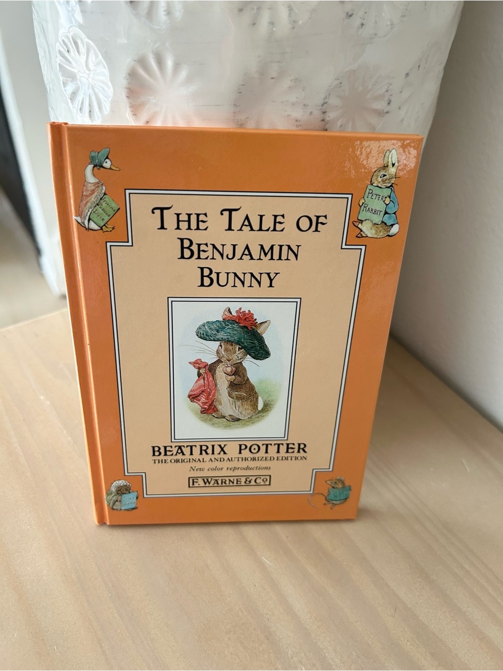 Vintage 1992 The Tale of Benjamin Bunny Beatrix Potter Hardcover Book
